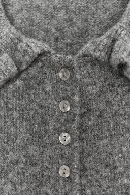 KNIT CARDIGAN WITH RUFFLE TRIMS - Zara фото 6