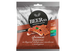 Цена за 5 шт. Beerka, гренки cо вкусом баварских колбасок и кетчупом Сalve, 85 г