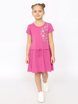CRB wear/CSKG 63765-27-395 Платье для девочки,розовый/Ex.Cherubino фото 4