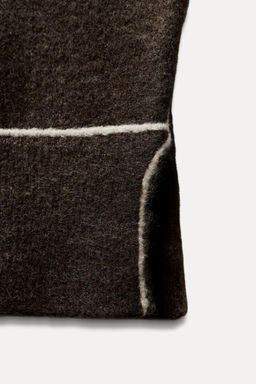 KNIT SWEATER WITH CONTRAST TRIMS - Zara фото 6