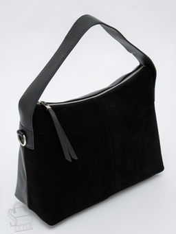 Сумка женская кожаная 1078M black Polina&Eiterou