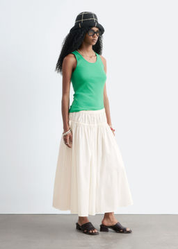Falda midi con cord?n de ajuste - H&m фото 4