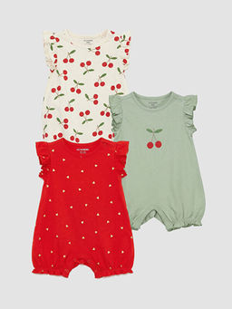 K?z Bebek F?rf?rl? Penye Tulum 3l?