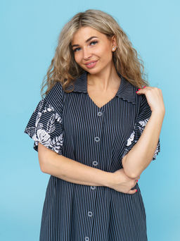 868 Платье "Серый"