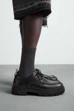 CHUNKY MOC TOE SHOES - Zara фото 6