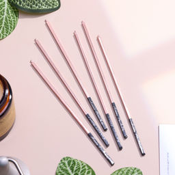 Набор свечей в торт, 6 штук Розовый металлик, 15 см - Страна карнавалия фото 3