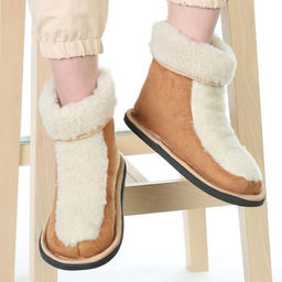 Тапочки-бурки арт. М12/02-03 Замша