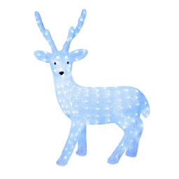 ULD-M6393-200/STA WHITE IP20 DEER-1 Фигура светодиодная Олень-1, 72*97см, 200 светодиодов. Белый свет. Провод прозрачный. TM Uniel