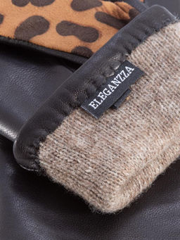 Перчатки женские ш+каш. IS00146 black/ocean - Eleganzza фото 9