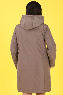 Пальто женское на весну и осень цвета какао - Almond фото 2