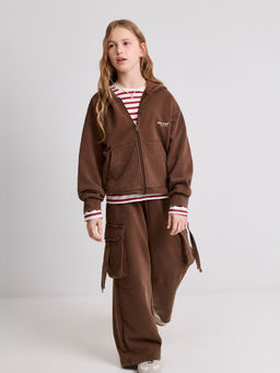 ACOOLA / Брюки детские для девочек Konterra_pn коричневый  фото 2