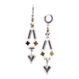 Серьги из муранского стекла SHELL SOL035