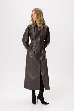 Платье Pirs 6348 коричневый фото 4