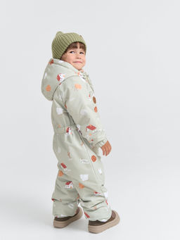 Комбинезон демисезонный Ферма/Шалфей 0+ - Bungly фото 4