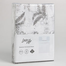 Постельное бельё 1.5-спальное LoveLife Organic, бязь