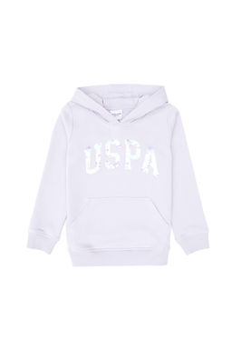 K_z _ocuk Lila Payet __lemeli Kap__onlu Basic Sweatshirt Sepette S_rpriz _ndirim - U.s. polo assn фото 2