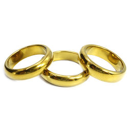 Кольцо из камня Гематит Золотой нормализует давление и восстанавливает ауру размер 16-19мм