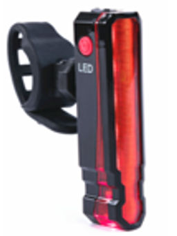 Фонарь задний интеллектуальный COMIRON GUARD корпус: ABS; LD режим; свет LED 150lm; аккум 500 mAh, USB, влагозащита IPX5. /уп50/