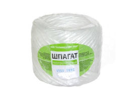 Шпагат п/п 50 м, БЕЛЫЙ в упаковке 1200 ТЕКС БШК