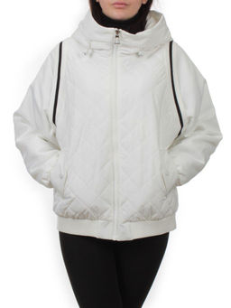 919 WHITE Куртка демисезонная женская (100 гр. синтепон) - Fashion фото 3