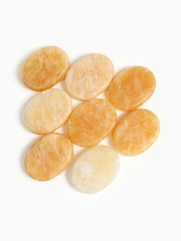 Камни для СПА 6×8 желтоватый мрамор, 8 шт.