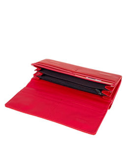 Женское портмоне из искусственной кожи, цвет красный - Greta фото 2
