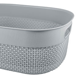 Корзина для хранения OSLO 12л серый шторм PT1352СШ-14,,