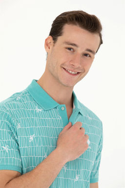 U. S. Polo Assn Мужская мятная футболка - U.s. polo assn фото 9