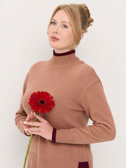 Джемпер Vay 5252-41535 из шерсти и полиамида  фото 5