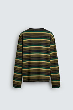 STRIPED JACQUARD T-SHIRT - Zara фото 8