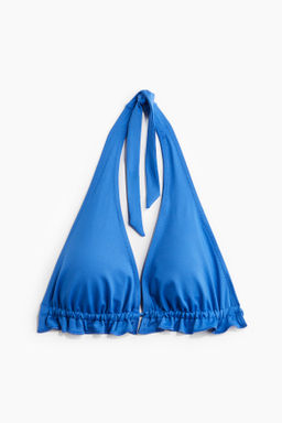 Top de bikini triangular con relleno
