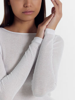 Джемпер женский в белом цвете - Mark formelle фото 7