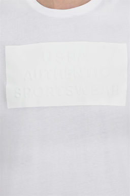 U. S. Polo Assn Мужская белая футболка с круглым вырезом - U.s. polo assn фото 12