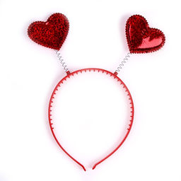 Карнавальный ободок Сердечки