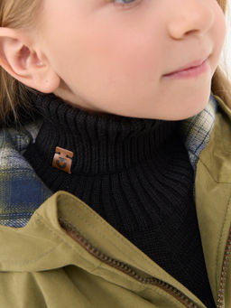 Манишка хлопковая Уголь - Bungly фото 4