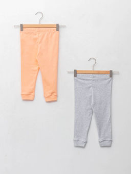 Beli Lastikli Basic Pamuklu K?z Bebek Pijama Alt 2li - Waikiki фото 2