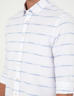 Mavi Slim Fit Uzun Kollu G_mlek