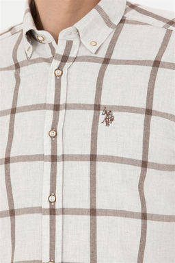 Мужская рубашка с длинным рукавом Stone - U.s. polo assn фото 7