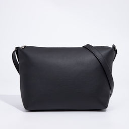 Сумка женская кросс-боди на молнии, 25×8×19 см, чёрная