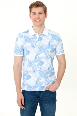 U. S. Polo Assn Мужская темно-синяя футболка с воротником-поло