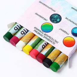 Набор для рисования масляной пастелью Пионы, 8 цветов, набор для творчества