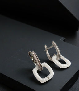 Серьги с керамикой - Vel vett фото 2