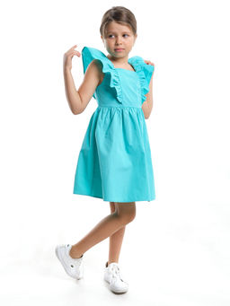 Платье в садик праздничное UD 7825 изумрудный - Mini maxi фото 18