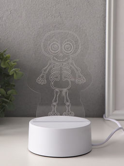 Светильник 3D RISALUX «Скелетик», LED-ночник, RGB, от сети, 9.5×8.5×14.8 см