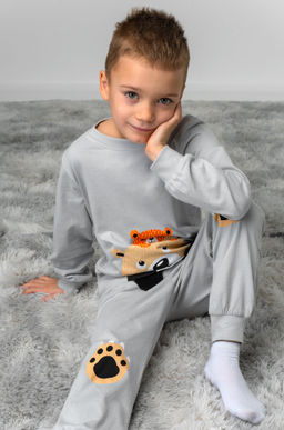 Хлопковая пижама для мальчика Bonito  фото 8