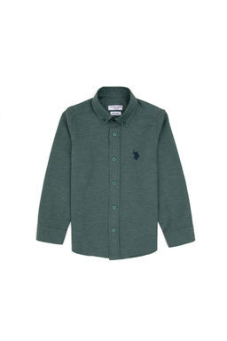 Erkek _ocuk Koyu Ye_il Uzun Kollu Basic G_mlek Sepette S_rpriz _ndirim - U.s. polo assn фото 15