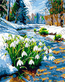 Алмазная мозаика на подрамнике 40x50 Природа / YSG28210 /уп 30/