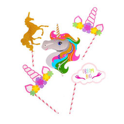 Карнавальный набор для фотосессии Единорог, 12 предметов - Simaland фото 2