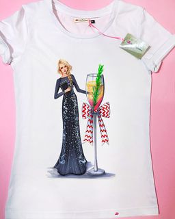 Эксклюзивная футболка Yana Pletneva упаковка плотный Zip пакет!