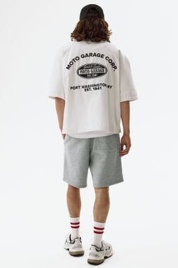 Pantal?n corto en sudadera Relaxed Fit - H&m фото 6